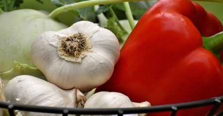 Os Benefícios do pimentão e o alho para a saúde