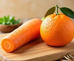 Os benefícios da cenoura e da laranja para a saúde