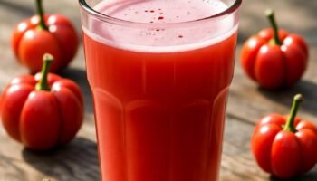 Os incríveis benefícios do suco de acerola