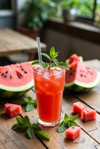 Suco de melancia e seus benefícios 