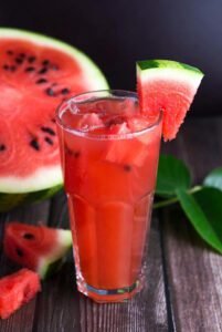 Os benefícios do suco de melancia