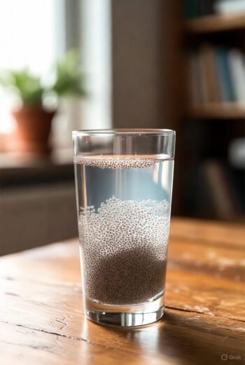 Água de chia para emagrecer: benefícios e receita fácil